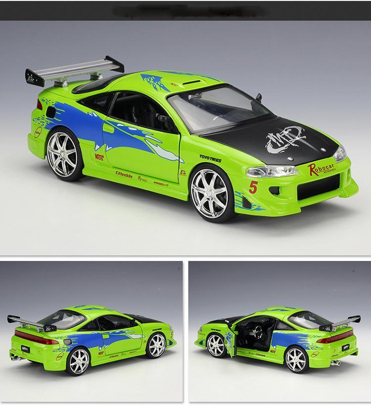 1:24 Diecast model cars - GTR, Supra, Eclipse, S2000 & more!