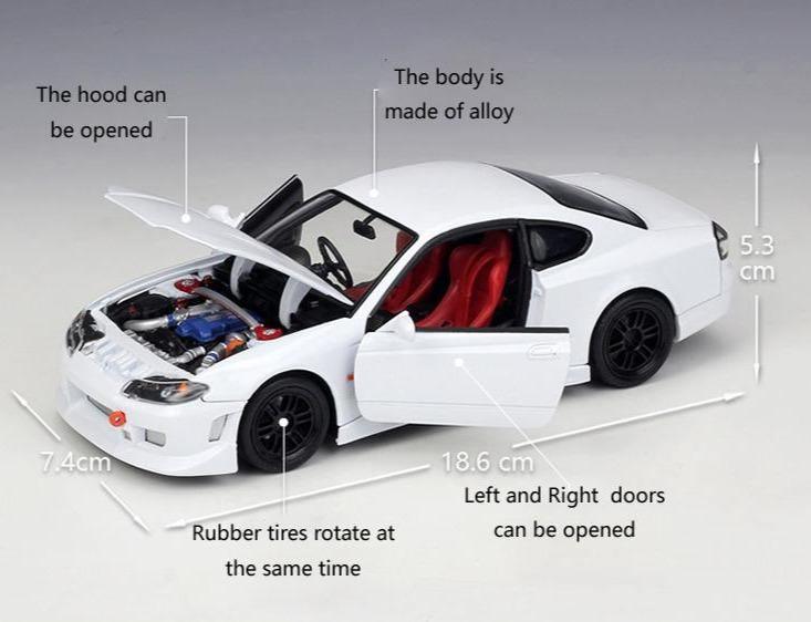 1:24 Nissan Silvia S15 C-West die cast model car