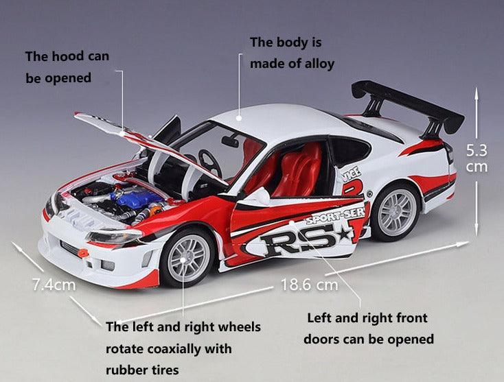 1:24 Nissan Silvia S15 C-West die cast model car