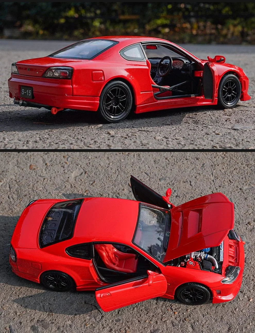 1:24 Nissan Silvia S15 C-West die cast model car