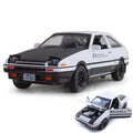 1:28 Toyota AE86 diecast pull back car with working lights!