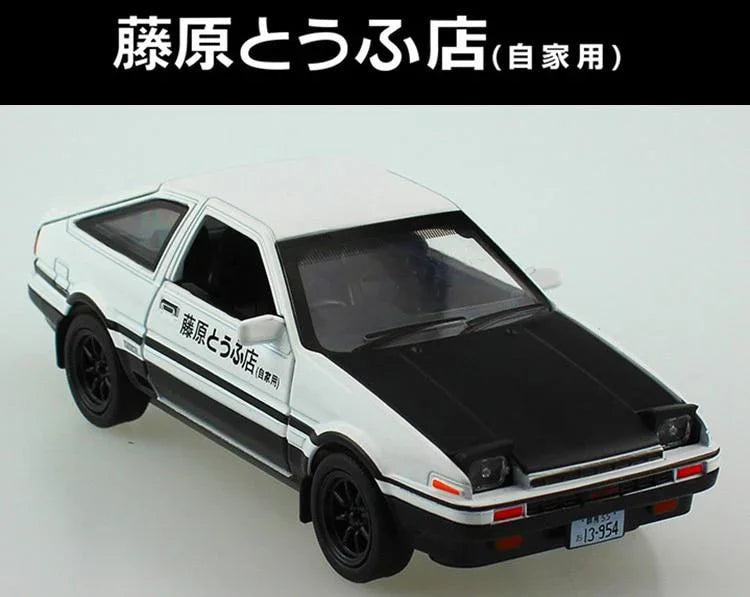 1:28 Toyota AE86 diecast pull back car with working lights!