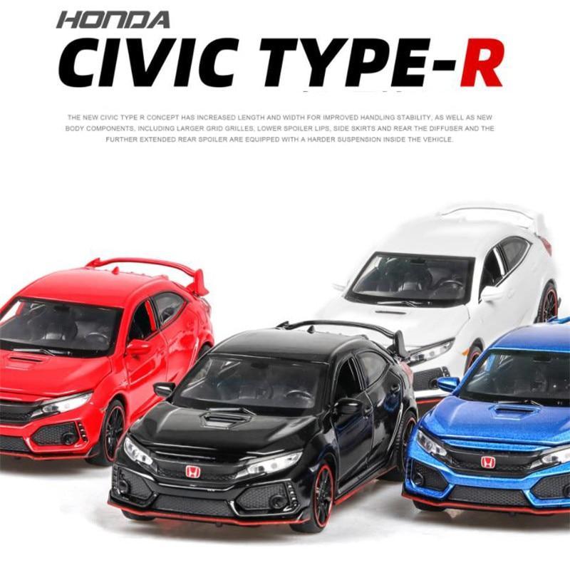 1:32 HONDA CIVIC TYPE-R die-cast model car - 7 versions!
