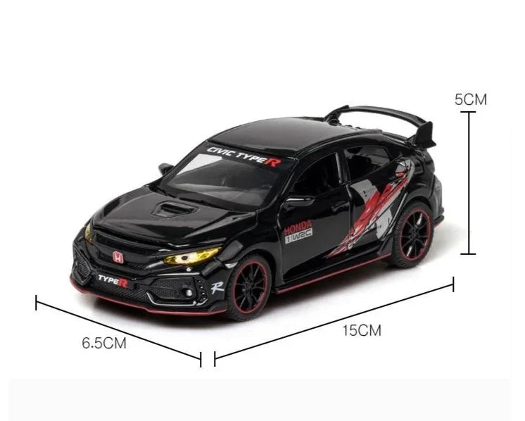 1:32 HONDA CIVIC TYPE-R die-cast model car - 7 versions!