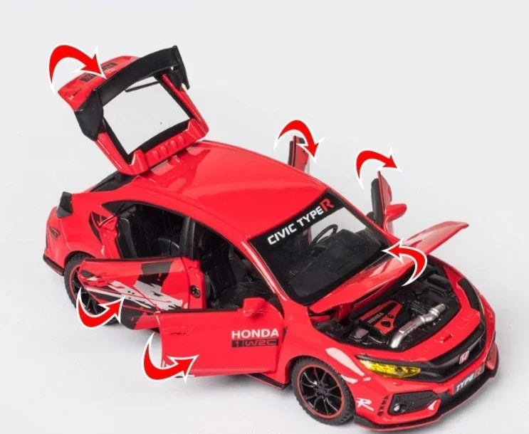 1:32 HONDA CIVIC TYPE-R die-cast model car - 7 versions!