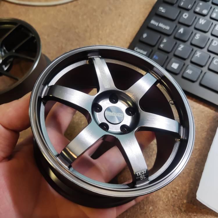 1:5 JDM mini alloy wheel model