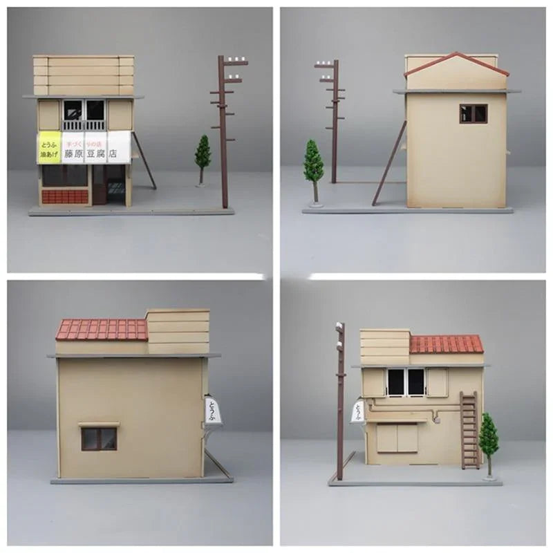 1:64 Fujiwara Tofu Shop model display set