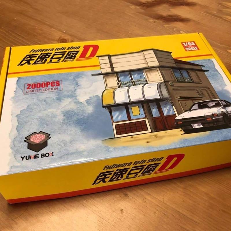 1:64 Fujiwara Tofu Shop model display set