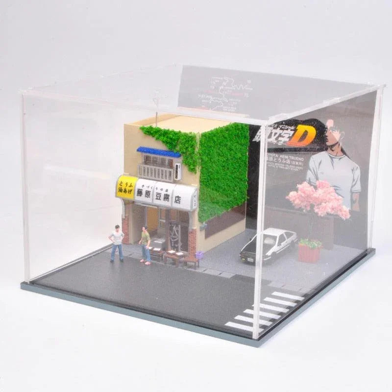 1:64 Fujiwara Tofu Shop movie version display scene