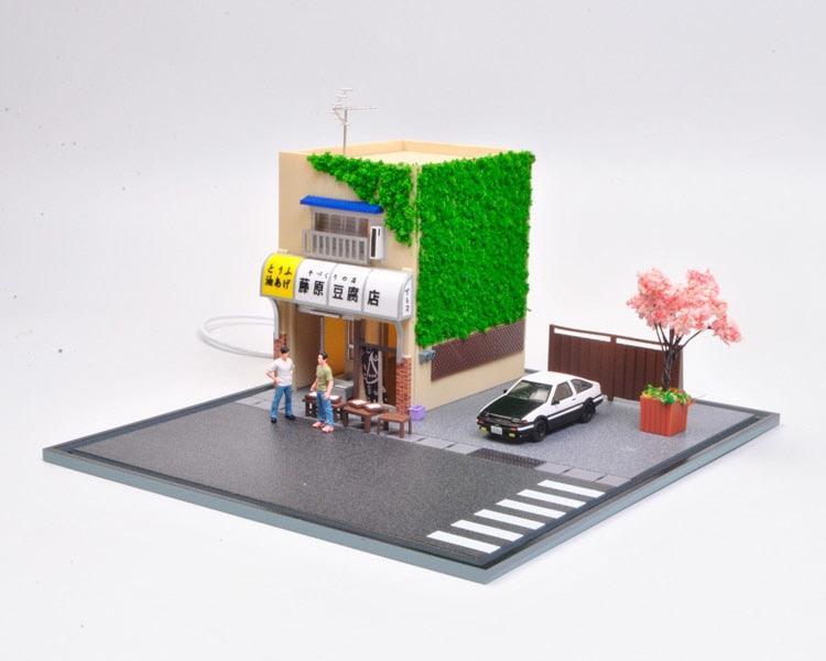 1:64 Fujiwara Tofu Shop movie version display scene