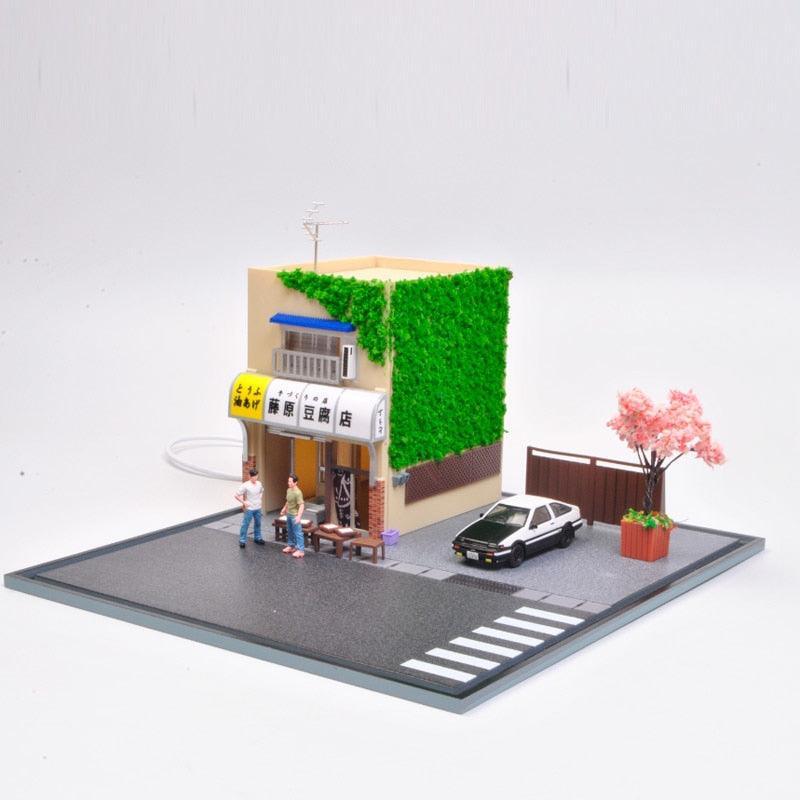 1:64 Fujiwara Tofu Shop movie version display scene