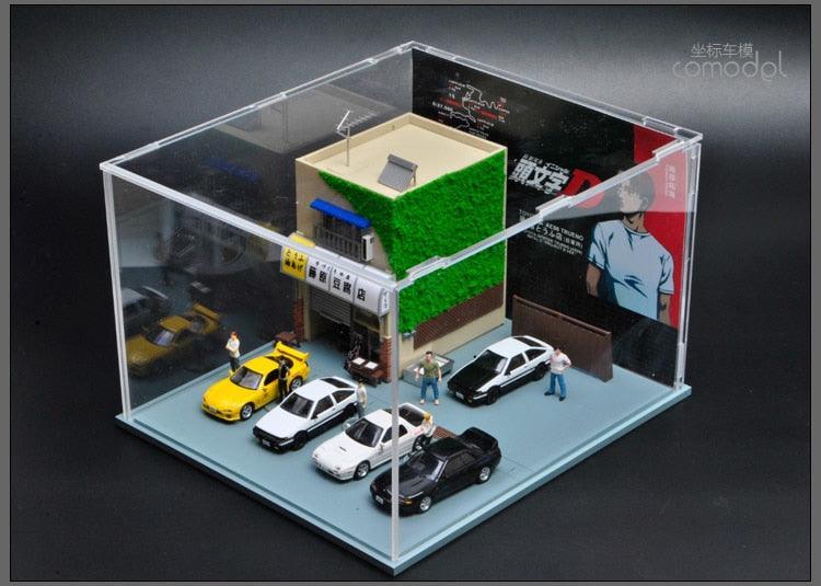 1:64 Fujiwara Tofu Shop movie version display scene