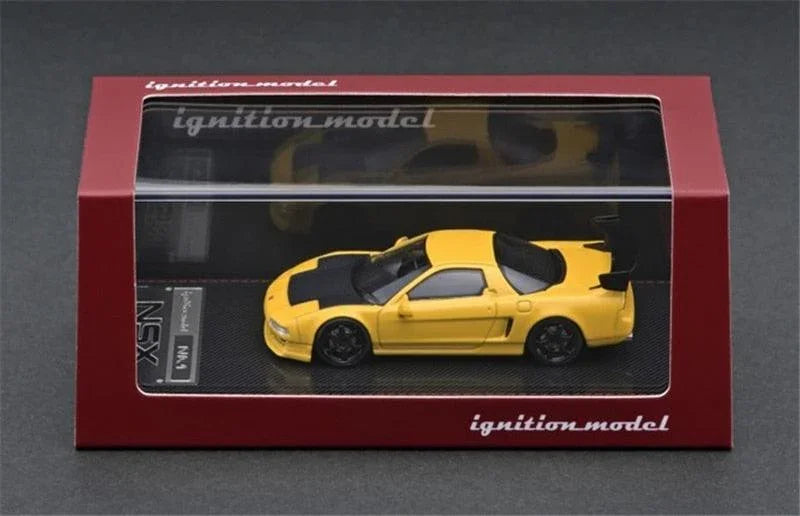 1:64  Honda NSX (NA1) Matte Yellow Diecast Model Car