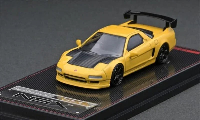 1:64  Honda NSX (NA1) Matte Yellow Diecast Model Car