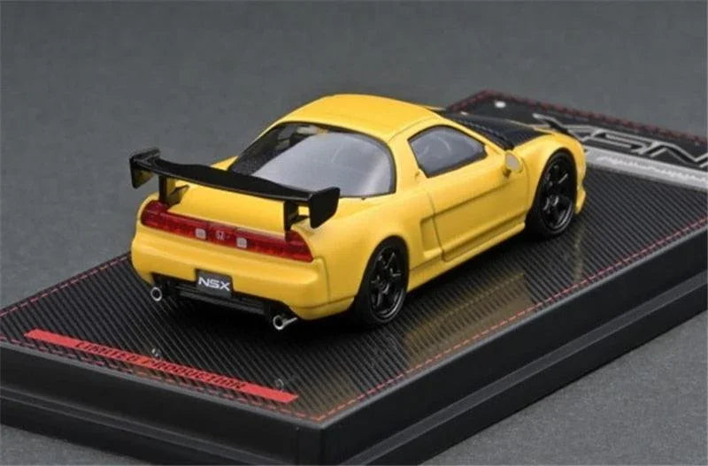 1:64  Honda NSX (NA1) Matte Yellow Diecast Model Car