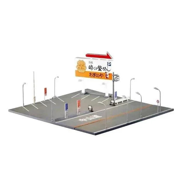 1:64 Japanese street car park scene