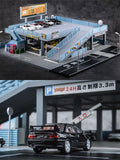 1:64 Japanese style double deck parking lot, the ultimate model car display!
