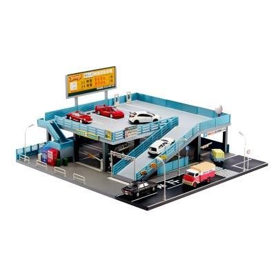 1:64 Japanese style double deck parking lot, the ultimate model car display!