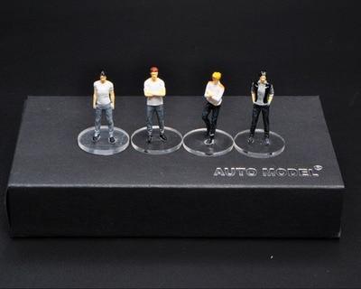1:64 JDM anime cars and figurines (set not included)