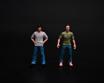 1:64 JDM anime cars and figurines (set not included)