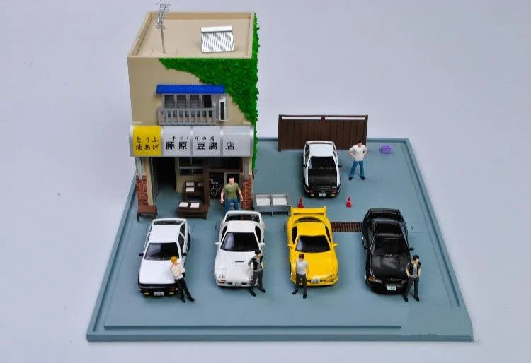 1:64 JDM anime cars and figurines (set not included)