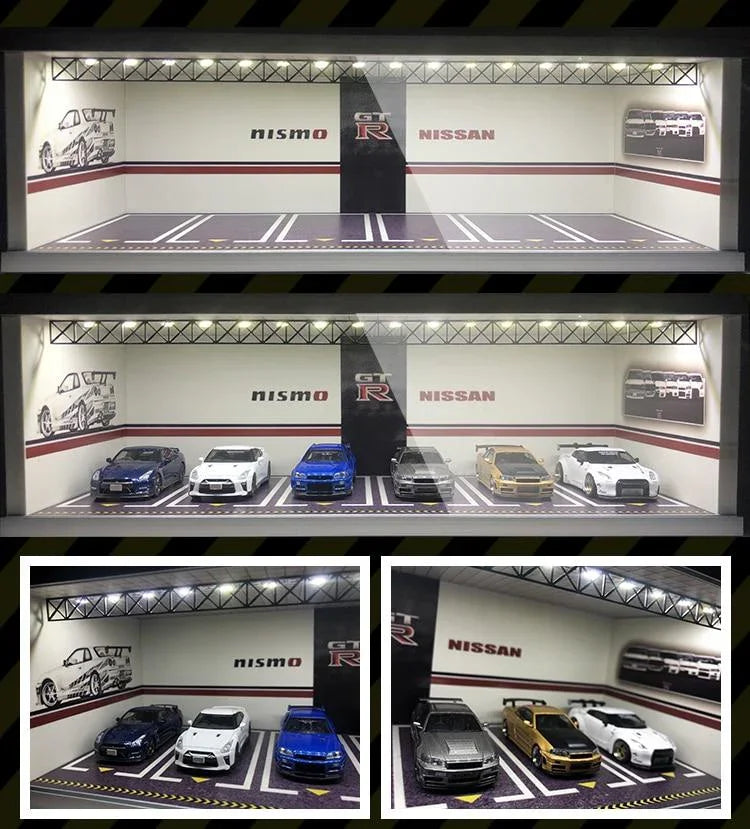 1:64 JDM Display Cabinets - Bright LED Light with USB plug