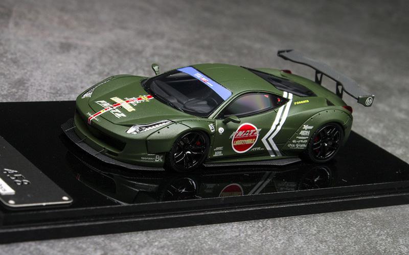 1:64 Liberty Walk Ferrari 458 Model Car - 5 colors to choose from!