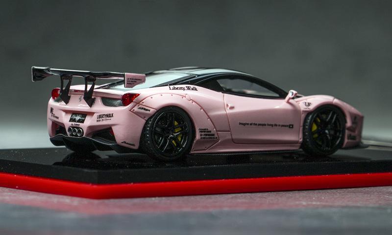 1:64 Liberty Walk Ferrari 458 Model Car - 5 colors to choose from!