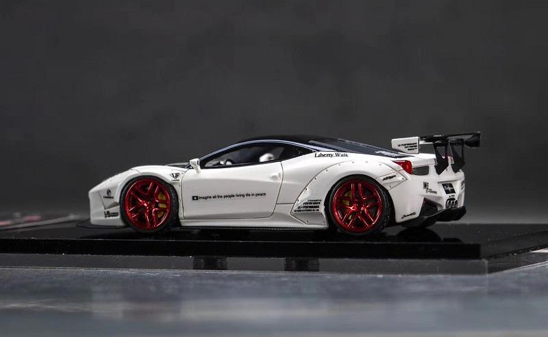 1:64 Liberty Walk Ferrari 458 Model Car - 5 colors to choose from!