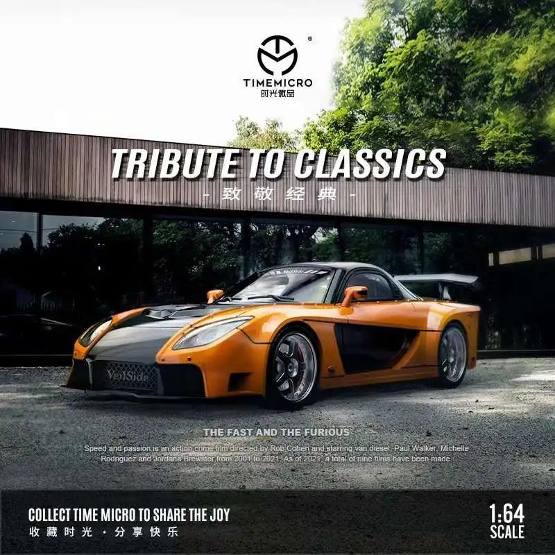 1:64 Mazda RX-7 Veilside Fast & Furious Tokyo Drift Model Car (pre order)