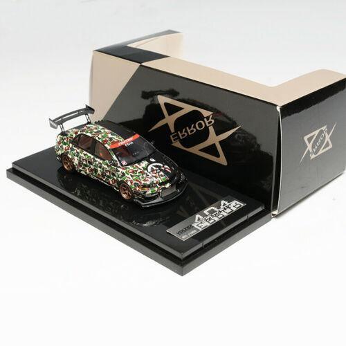 1:64 Mitsubishi Lancer Evo VII - Voltex, black and BAPE camo