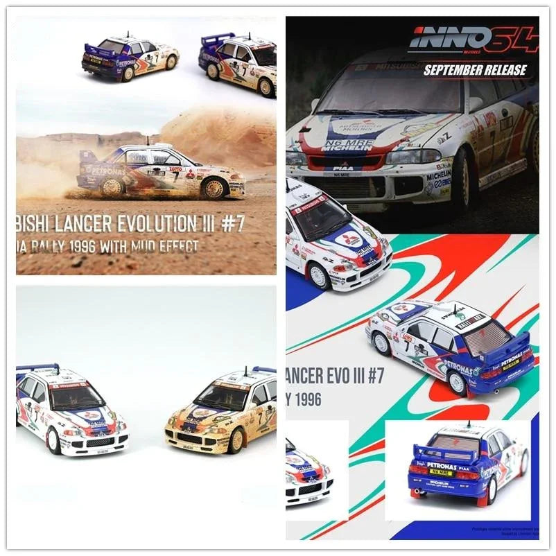 1:64 Mitsubishi  Lancer Evolution III #7 WRC Australia Rally 1996