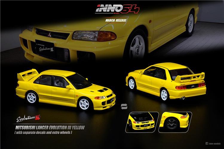 1:64 Mitsubishi Lancer Evolution III die-cast model car