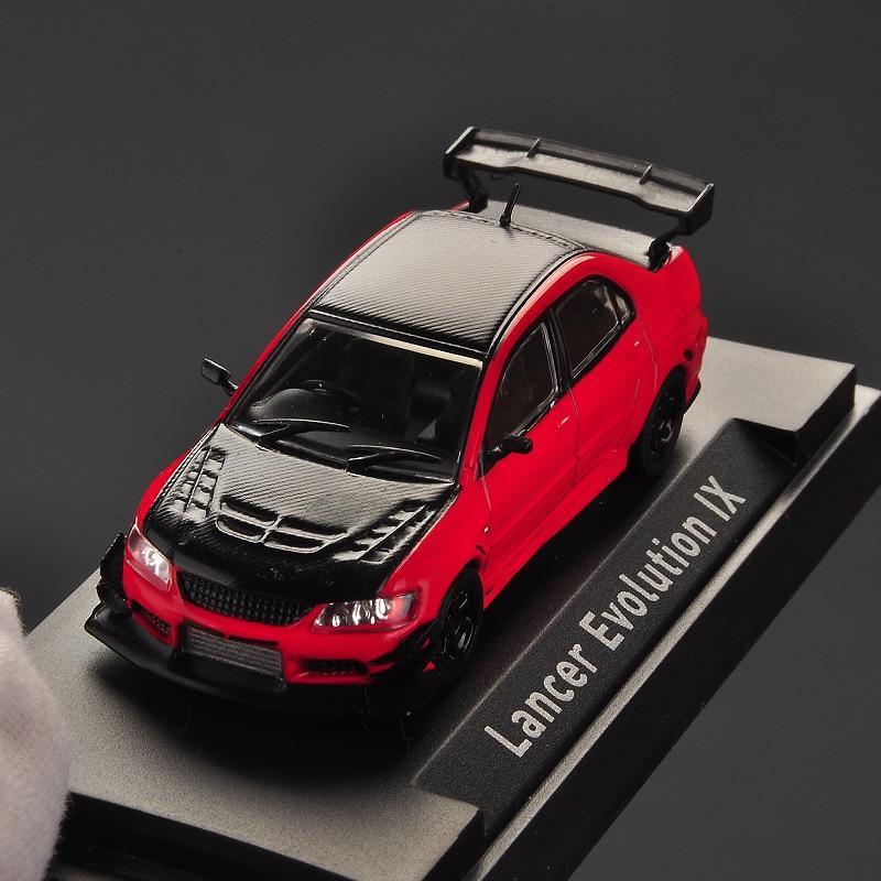 1:64 Mitsubishi Lancer Evolution IX Voltex widebody die-cast model car