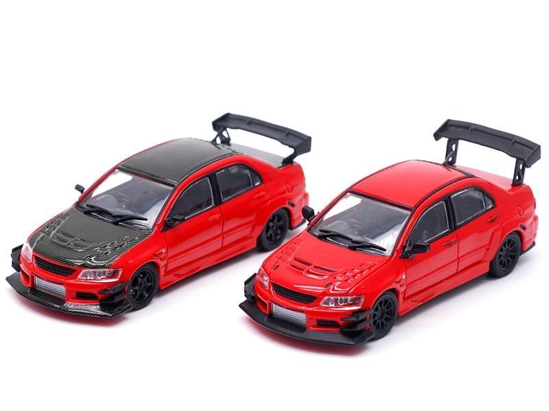 1:64 Mitsubishi Lancer Evolution IX Voltex widebody die-cast model car