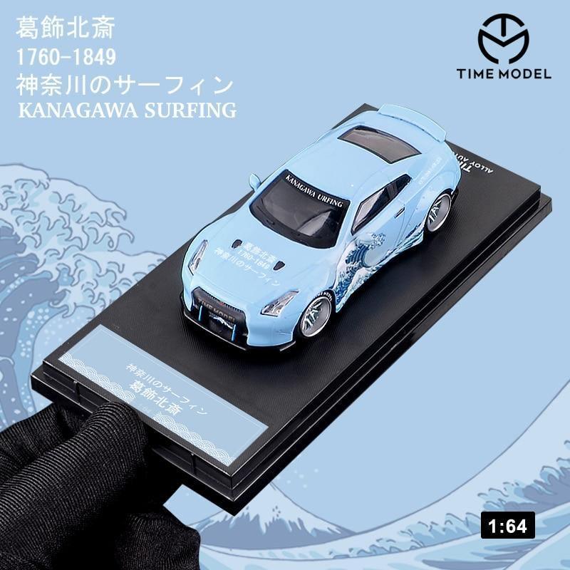 1:64 Nissan R35 GTR - Kanagawa Wave model car