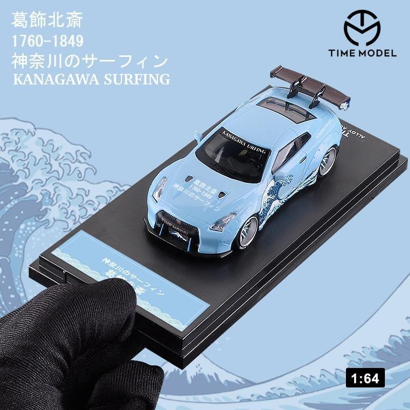 1:64 Nissan R35 GTR - Kanagawa Wave model car