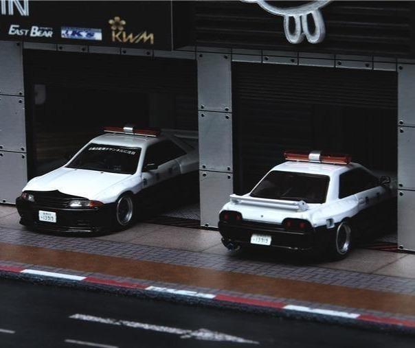 1:64 Nissan Skyline GT-R (R32) Pandem Police