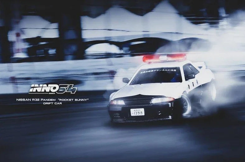 1:64 Nissan Skyline GT-R (R32) Pandem Police