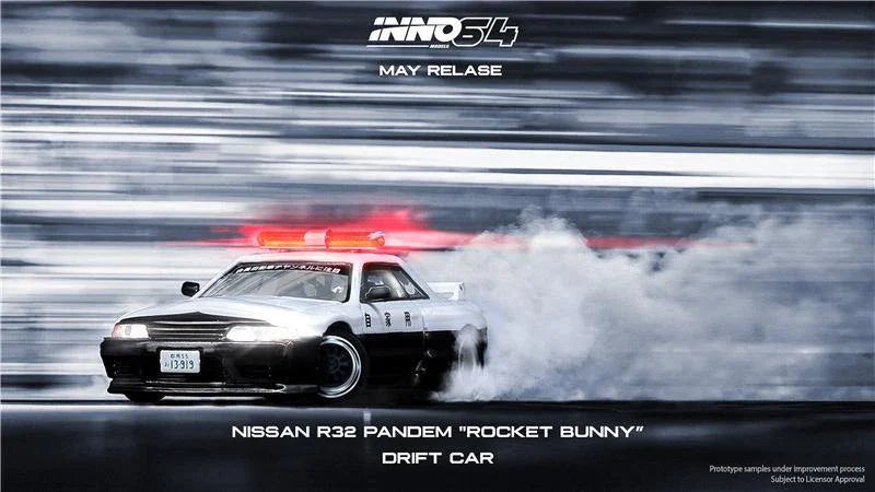 1:64 Nissan Skyline GT-R (R32) Pandem Police