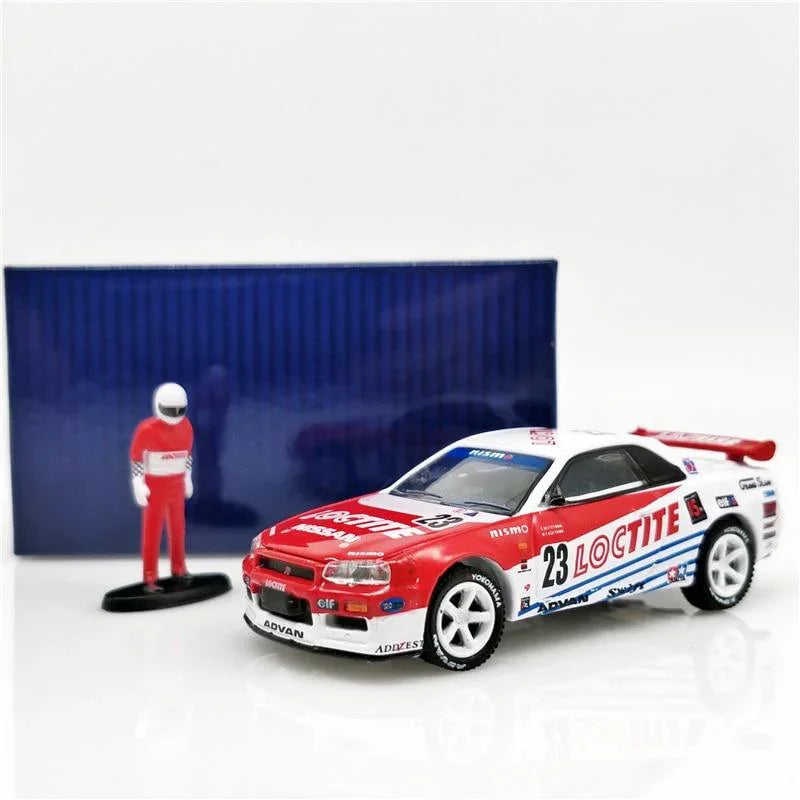 1:64 Nissan Skyline GT-R R34 Loctite Nismo 1999 die-cast model car