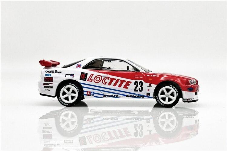 1:64 Nissan Skyline GT-R R34 Loctite Nismo 1999 die-cast model car