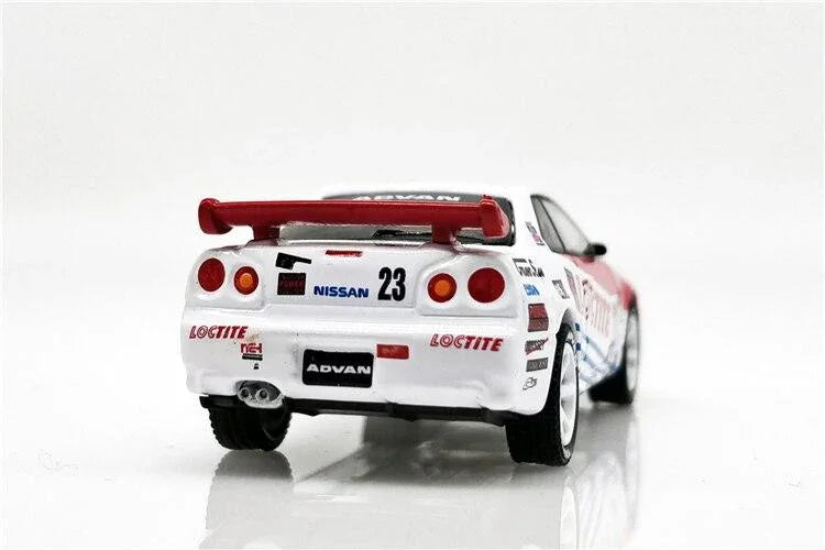 1:64 Nissan Skyline GT-R R34 Loctite Nismo 1999 die-cast model car