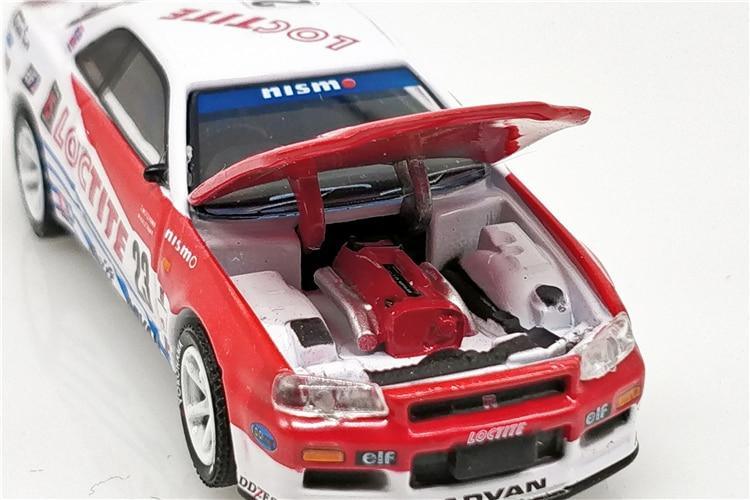 1:64 Nissan Skyline GT-R R34 Loctite Nismo 1999 die-cast model car