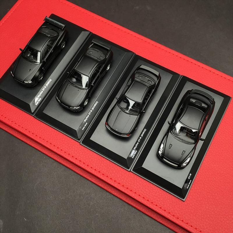1:64 Nissan Skyline GTR 50th Anniversary model collectors set - R32, R33, R34 & R35