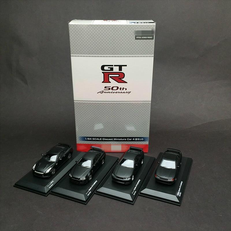 1:64 Nissan Skyline GTR 50th Anniversary model collectors set - R32, R33, R34 & R35