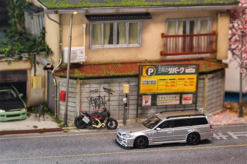 1:64 Nissan Stagea R34 facelift scale model