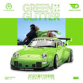 1:64 Porsche RWB 993 Green 2020  Edition DieCast Model Car