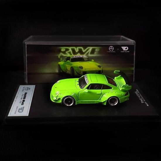 1:64 Porsche RWB 993 Green 2020  Edition DieCast Model Car