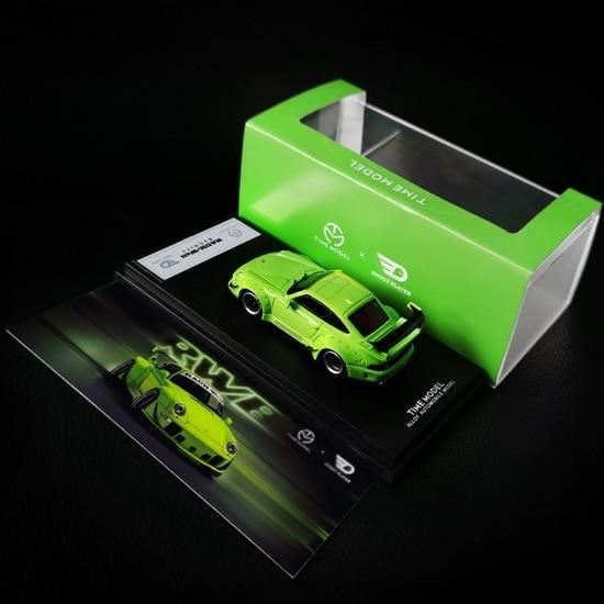 1:64 Porsche RWB 993 Green 2020  Edition DieCast Model Car
